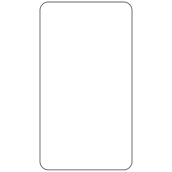 DayMark DuraMark  IT115738 2.2" x 4" Blank Permanent Direct Thermal Label 500/Roll