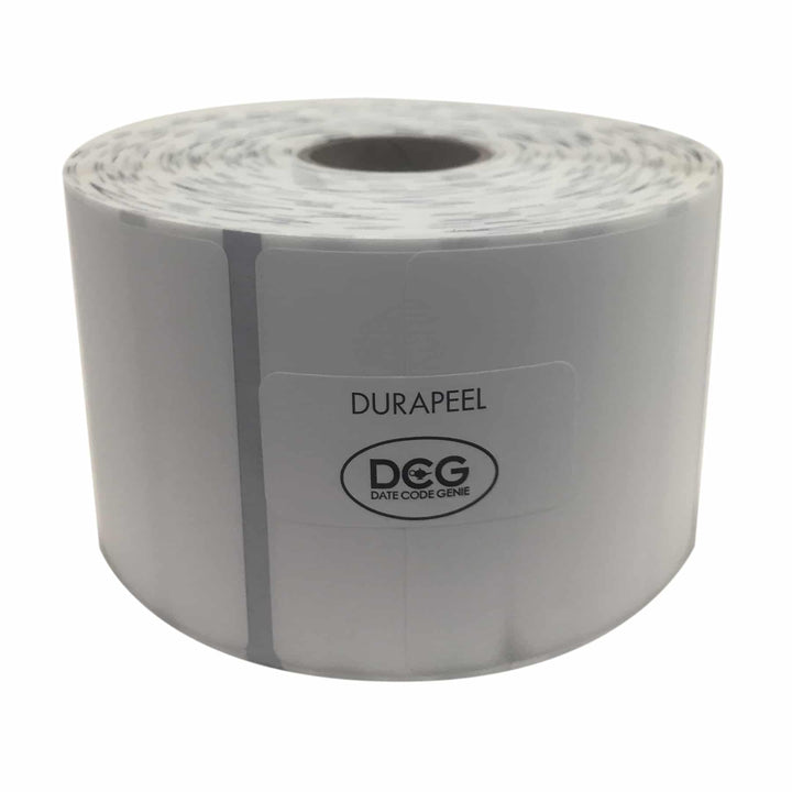 National Checking DCG-P22 DuraPeel 2″ x 2″ White DateCodeGenie Label