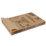 Dixie LO10U 24.4" x 16.4"  Standard Release Greaseproof Unbleached Pan Liners 1000/Case