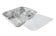 HFA 2045-35-250W 3 Compartment Pan with Board Lid 250/Case