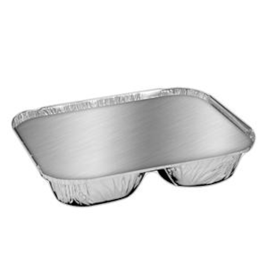 HFA 2045-35-250W 3 Compartment Pan with Board Lid 250/Case