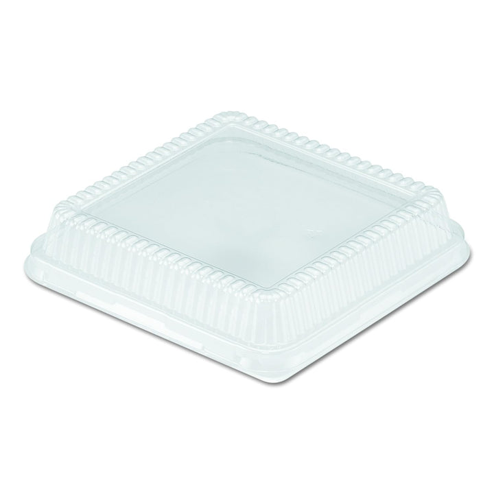 HFA 4048DL-500 8.25" x 1.5" Square Dome Lid for Foil Cake Pan