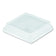 HFA 4048DL-500 8.25" x 1.5" Square Dome Lid for Foil Cake Pan