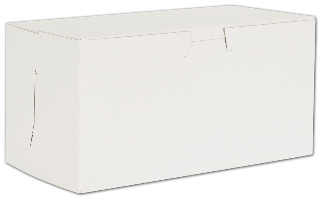 BOXit White Bakery Boxes 8x4x4 200/Bundle BOXit