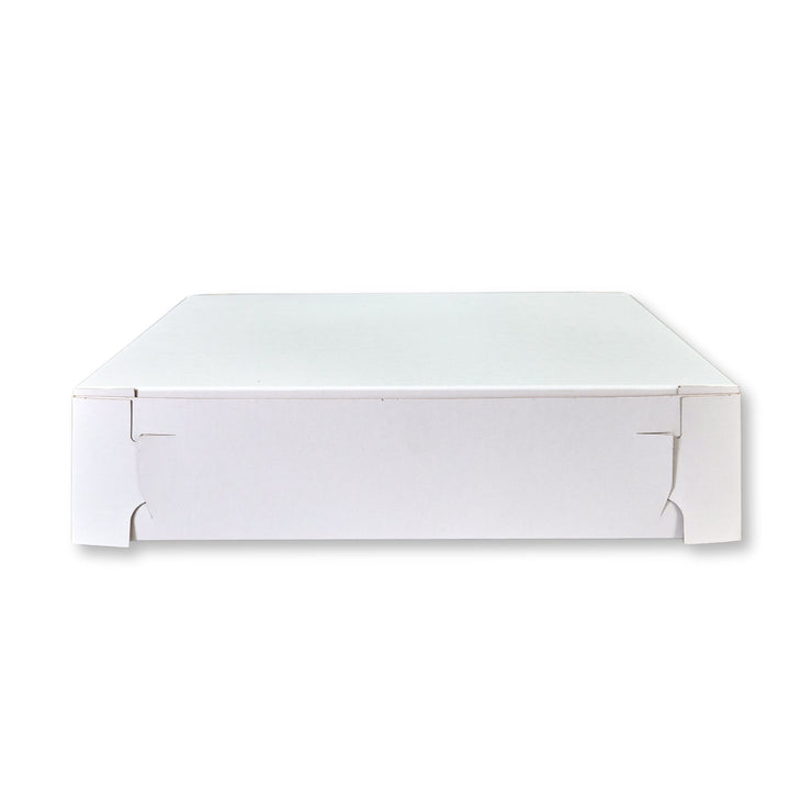 BOXit 2 Piece Lock Corner White with Kraft Inside Donut Boxes 16 x 11 x 3.5"