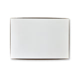 BOXit 2 Piece Lock Corner White with Kraft Inside Donut Boxes 16 x 11 x 3.5"