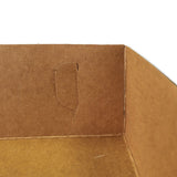 BOXit 2 Piece Lock Corner White with Kraft Inside Donut Boxes 16 x 11 x 3.5"
