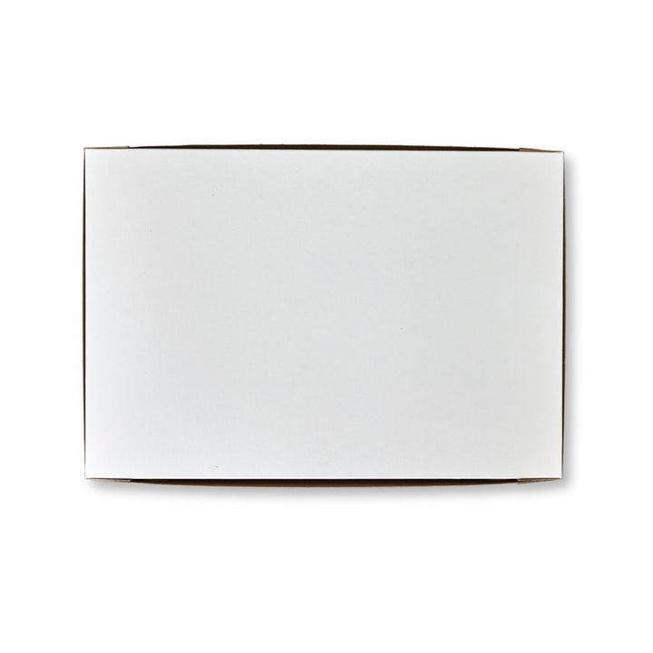 BOXit 2 Piece Lock Corner White with Kraft Inside Donut Boxes 16 x 11 x 3.5"