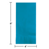 Creative Converting 16" X 16" Turquoise Dinner Napkins