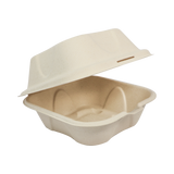 World Centric TO-SC-U15B-LFP Fiber Burger Box 6" x 6" x 3"