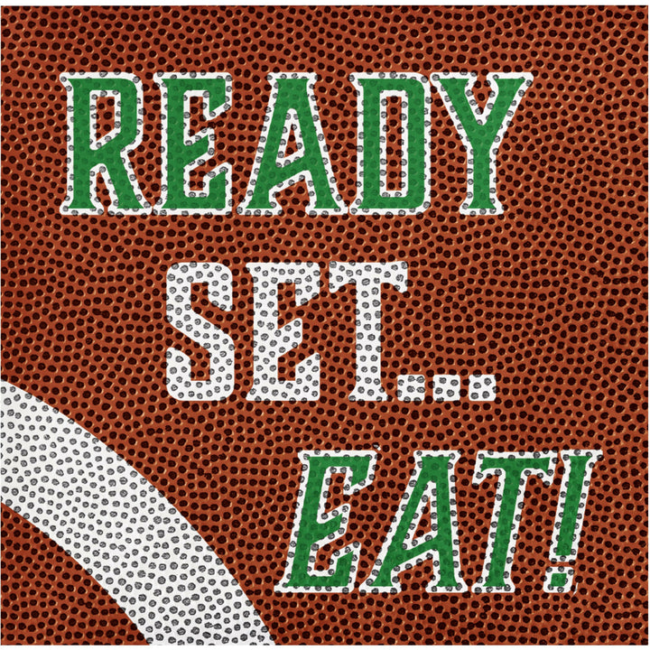 Creative Converting 371732 10" X 10" Ready Set Eat Beverage Napkins Creative Converting