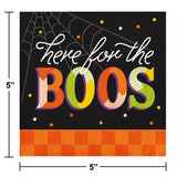 Creative Converting 10" X 10" Here for the Boos Beverage Napkins