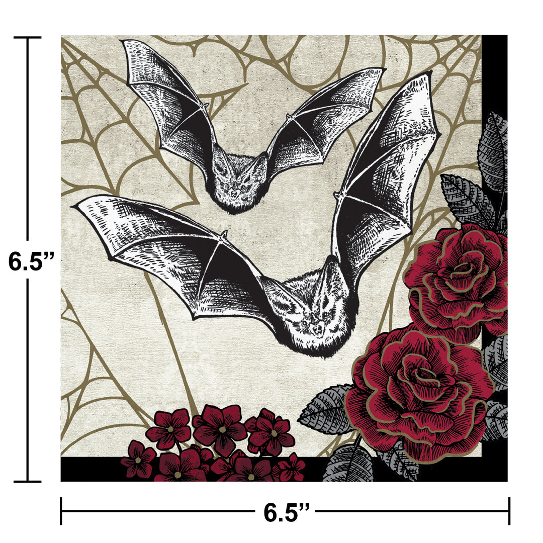 Creative Converting 13" x 13" Creepy Characters Lunch Napkins