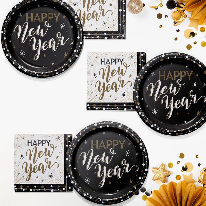 Creative Converting 13" x 13" Happy New Year Napkins