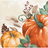 Creative Converting 376028 10" X 10" Harvest Delight Beverage Napkins