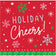 Creative Converting 376116 10" X 10" Holiday Cheers Beverage Napkins