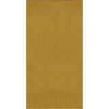 Creative Converting 16" X 12" Glittering Gold Dinner Napkins