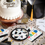 Creative Converting 369875 13" X 13" "Congrats Grad" Lunch Napkins