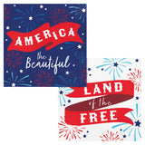 Creative Converting 378401 13" X 13" Lady Liberty Lunch Napkins
