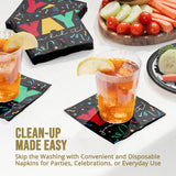 Creative Converting 369874 10" X 10" "Yay You Did It" Lunch Napkins