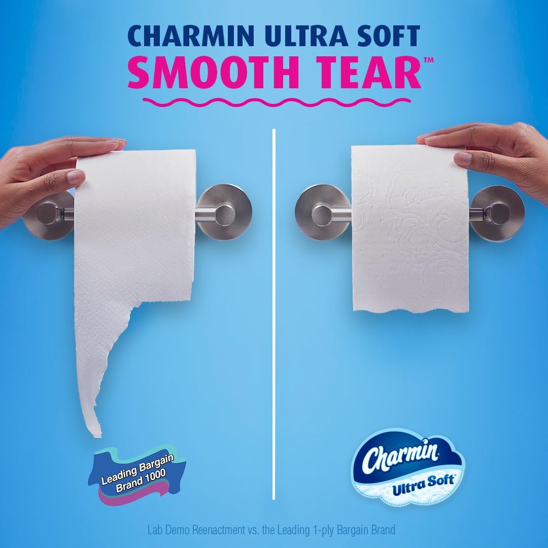 Charmin PGC08473 Ultra Soft Super Mega Roll Toilet Tissue 6 = 36