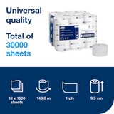 Tork OptiServe Coreless High Capacity Toilet Paper 18/Case