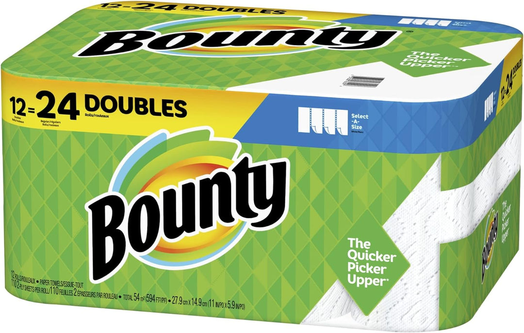Bounty Select-A-Size Double Roll White Paper Towel 12/Case