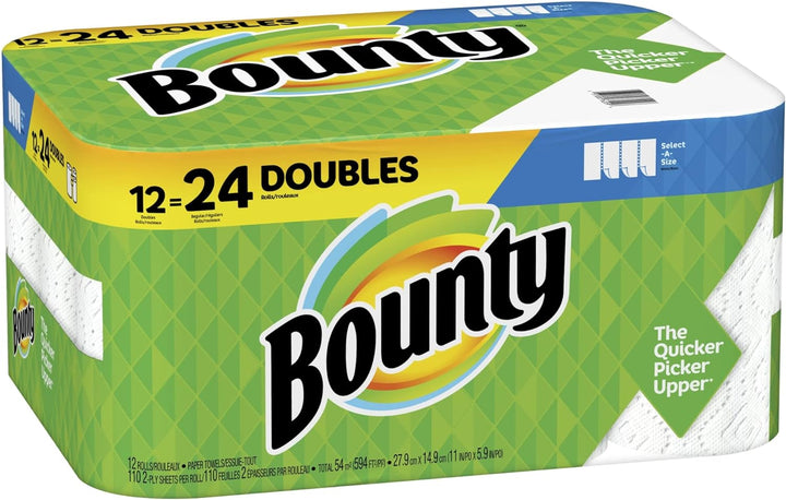 Bounty Select-A-Size Double Roll White Paper Towel 12/Case