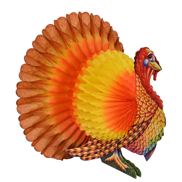 Beistle 12" Tissue Turkey Centerpiece (99066) Beistle