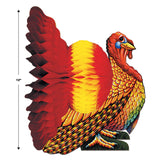 Beistle 12" Tissue Turkey Centerpiece (99066)