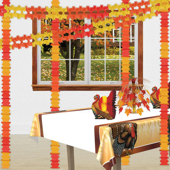 Beistle 12" Tissue Turkey Centerpiece (99066) Beistle