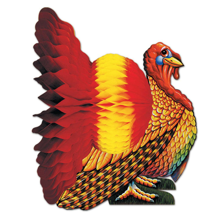 Beistle 12" Tissue Turkey Centerpiece (99066) Beistle