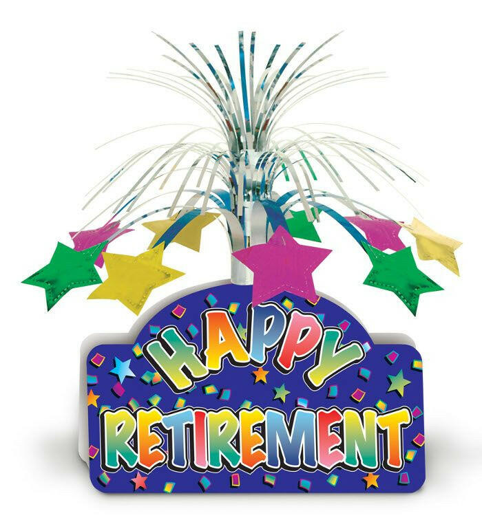 Beistle 50032 Happy Retirement Centerpiece 13" Beistle