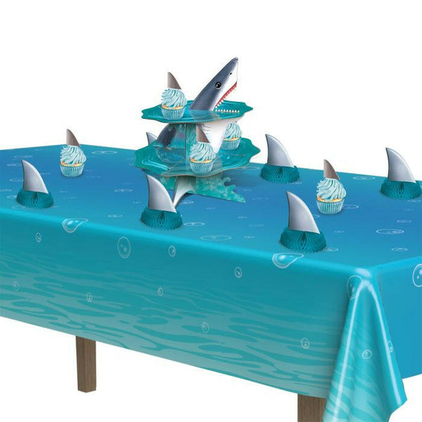 Beistle 54534 54" x 108" Under The Sea Plastic Table Cover