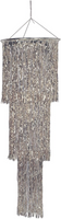 Party Time 4081 Silver 3 Tier Metallic Chandelier 4'