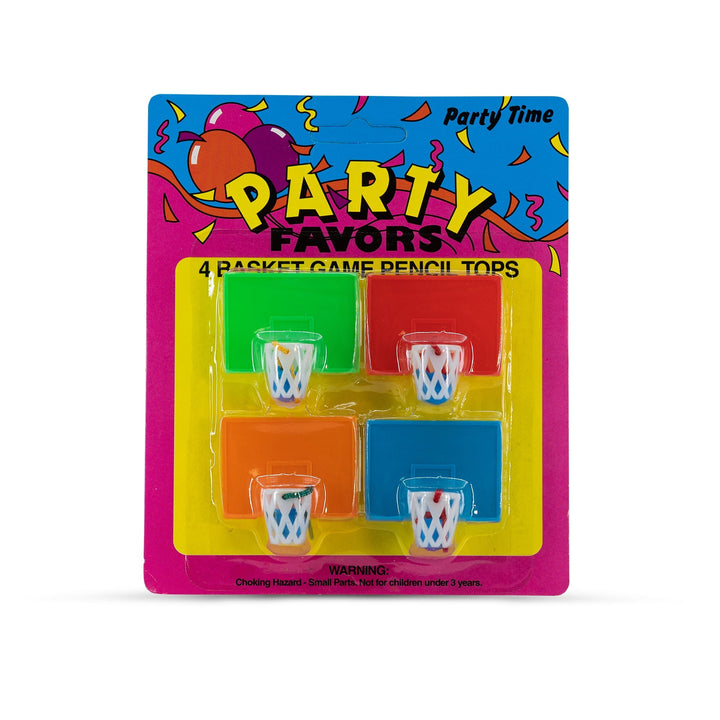 Party Time 7005 Party Favors 4 Basket Game Pencil Tops Party Time