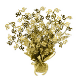 Beistle 15" Gold "50" Gleam N Burst Centerpiece (54280-GD)