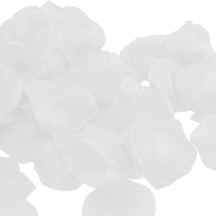 Beistle 56030-W White Rose Petals 200/Pack Beistle