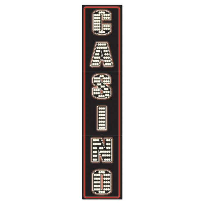 Beistle 54488 Jointed Casino Pull-Down Cutout 6' Beistle