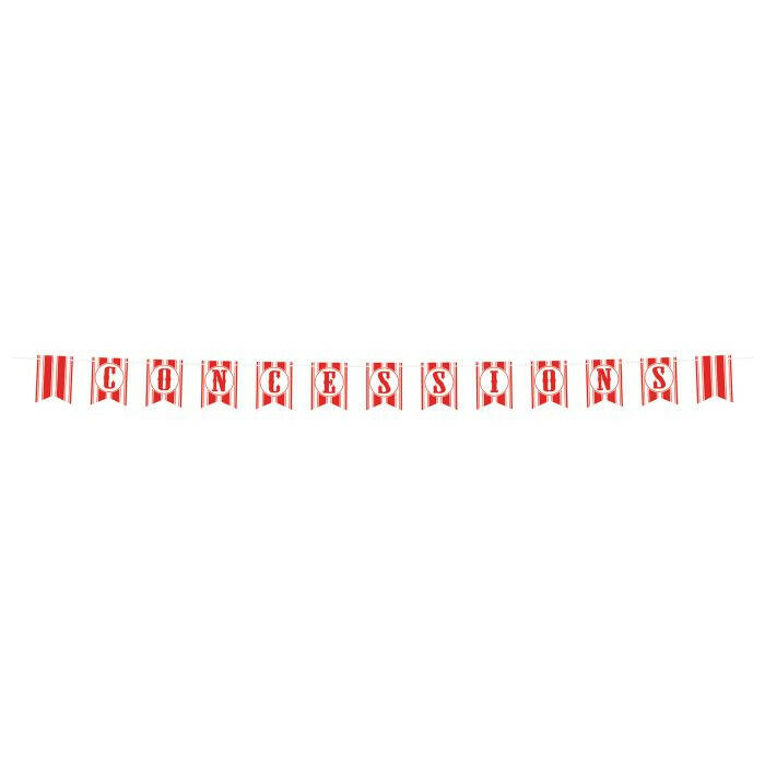 Beistle 54932 Concessions Streamer 6" x 7" Beistle