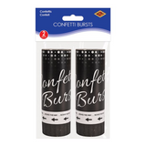 Beistle Silver Gold Confetti Bursts 2 Pack New Year's Eve