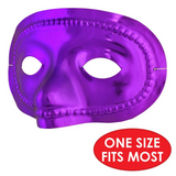 Beistle 50144-GGP Metallic Mardi Gras Half Mask