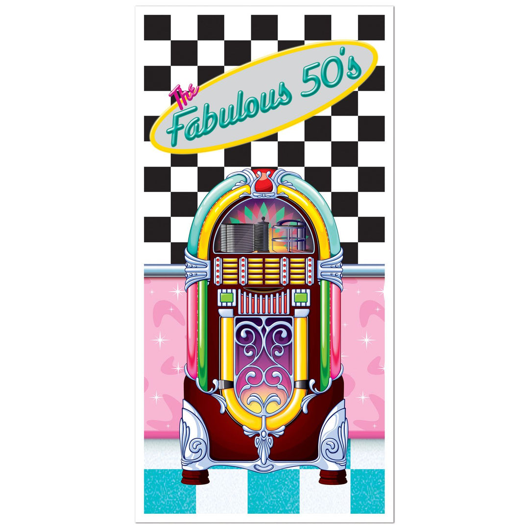Beistle 30" x 5' Fabulous 50's / Wall Cover
