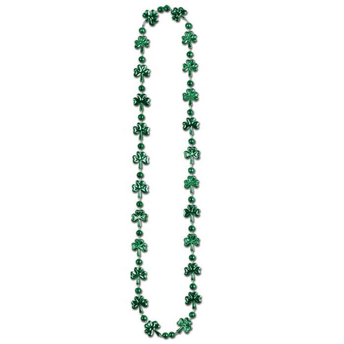 Beistle 30597 Shamrock Beads Necklace 36" Beistle