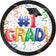 Creative Converting  335381 #1 Grad 7" Plate