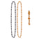 Beistle 00147 36" Black and Orange Halloween Beads