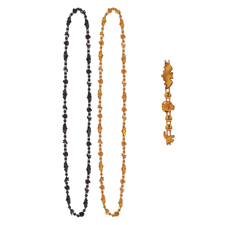 Beistle 00147 36" Black and Orange Halloween Beads Beistle