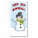 Beistle 20011 30" x 5' Let it Snow Door Cover