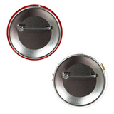Beistle 2" Christmas Buttons 2/Pack