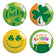 Beistle 2.5" St Patrick's Day Buttons 4/Pack